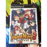 Jaquette jeu Summon Night 3 - PS2 - Version Japonaise