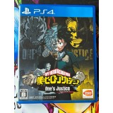 Jaquette jeu My Hero Academia: One's Justice - PS4 - Version Japonaise