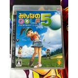 Jaquette jeu Minna no Golf 5 - PS3 - Version Japonaise